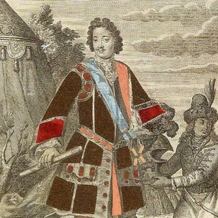 Портрет Петра I в рост