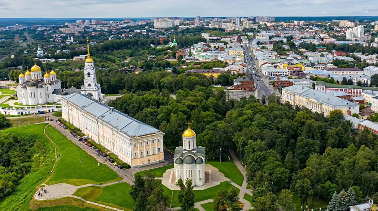 Панорама центральной части Владимира