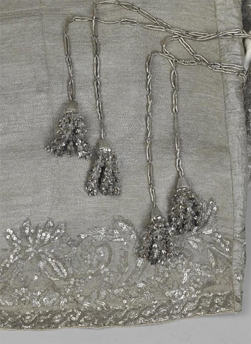 Шлейф от коронационного платья императрицы Марии Федоровны, супруги императора Павла I. Россия,Санкт-Петербург(?), 1796 г.