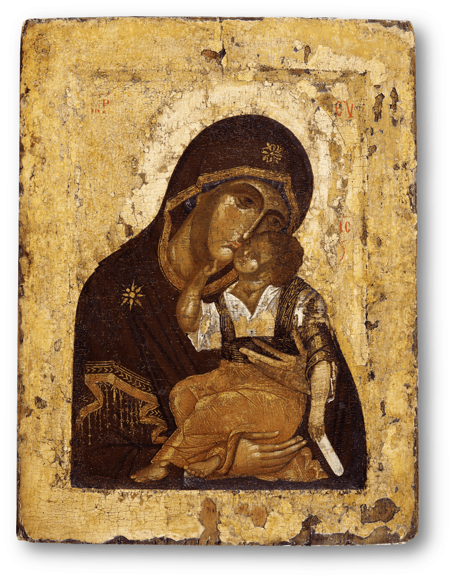 Икона «Богоматерь Умиление». Последняя четверть XIV в.