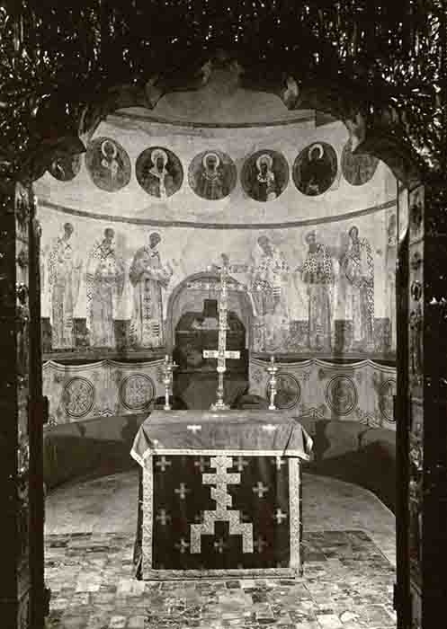 Алтарь Благовещенского собора. Фото 1950-х гг.