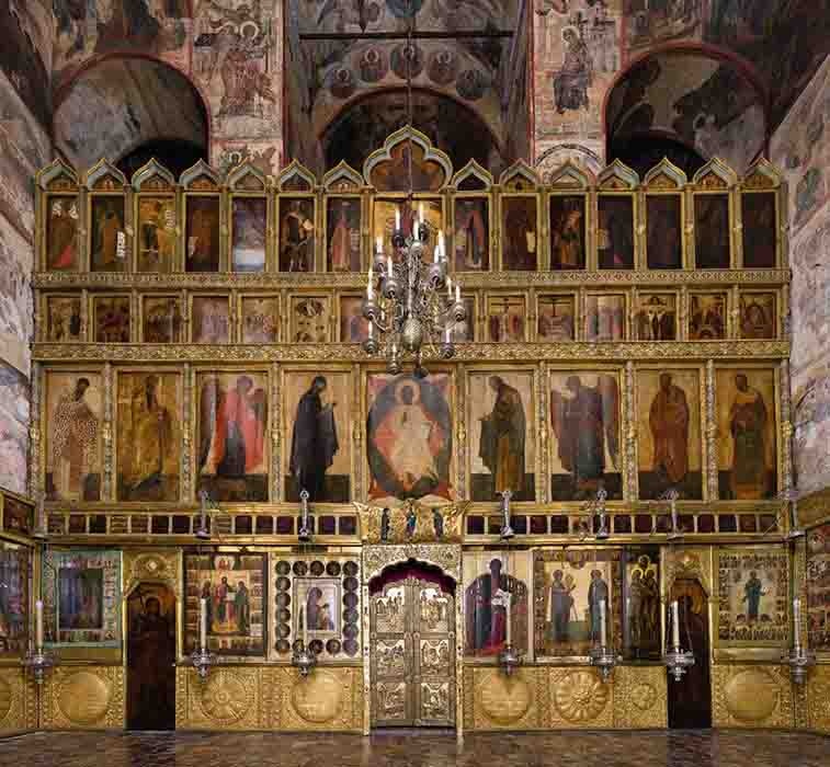 Иконостас Благовещенского собора. Современный вид