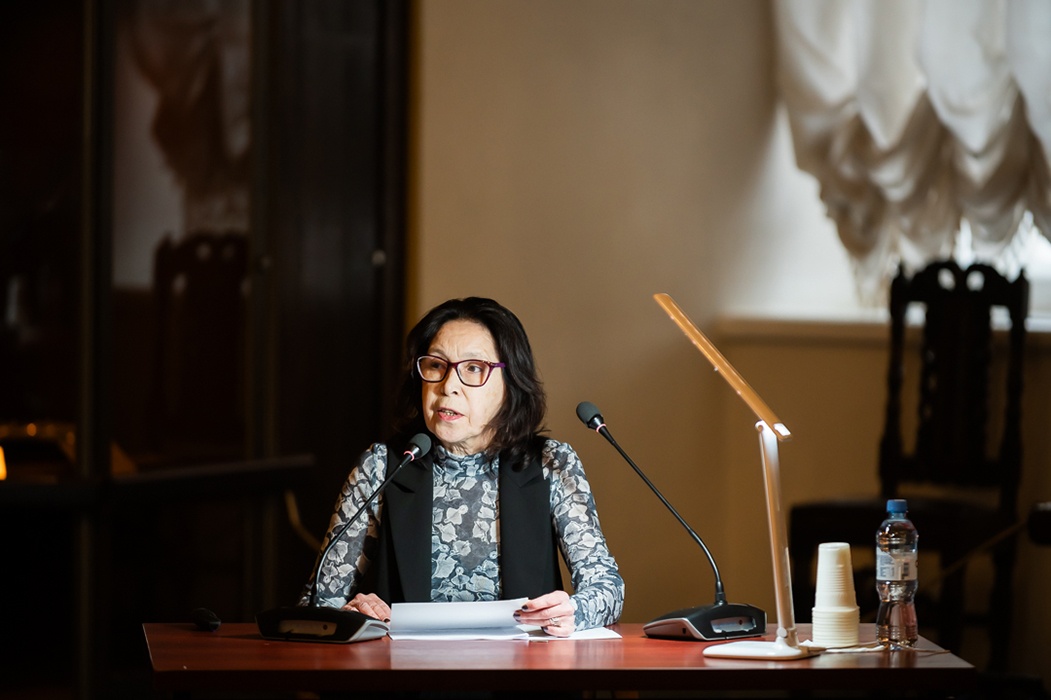 М.К. Павлович с докладом «К истории церкви “Иоанна Лествицы иже под колоколы” в 1812 – конце 1920-х годов»