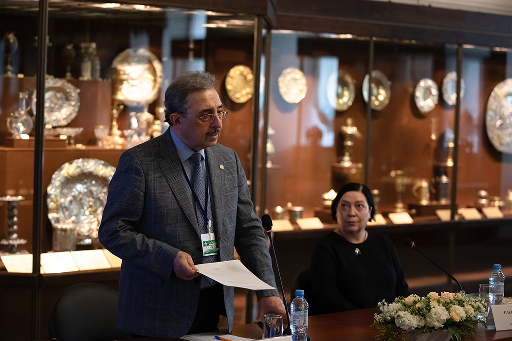 Приветственное слово заместителя генерального директора Музеев Московского Кремля по научной работе Андрея Баталова.