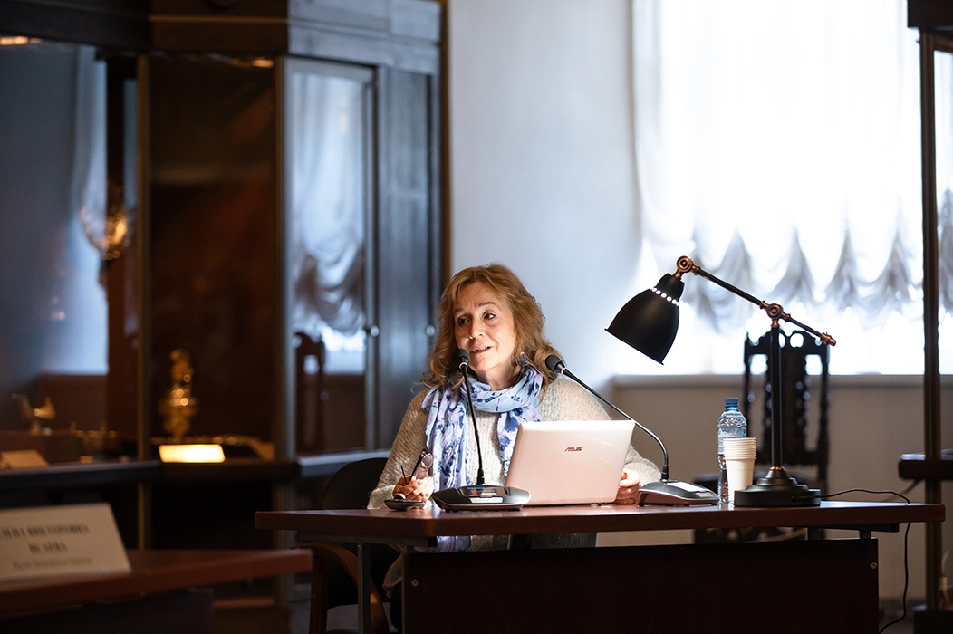 Сотрудница Государственной Третьяковской галереи Екатерина Гладышева с докладом «Павел Михайлович Третьяков – собиратель древнерусского искусства»