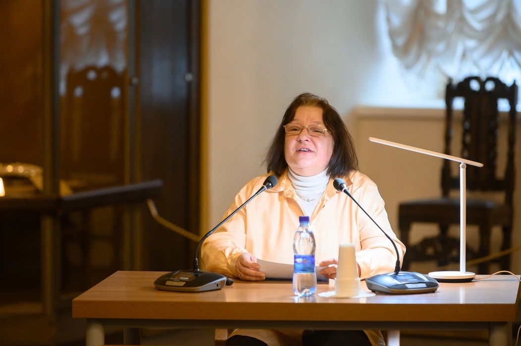 К.и.н. М.Г. Ракитина с докладом «Спасенные и утраченные ценности Смоленской земли»