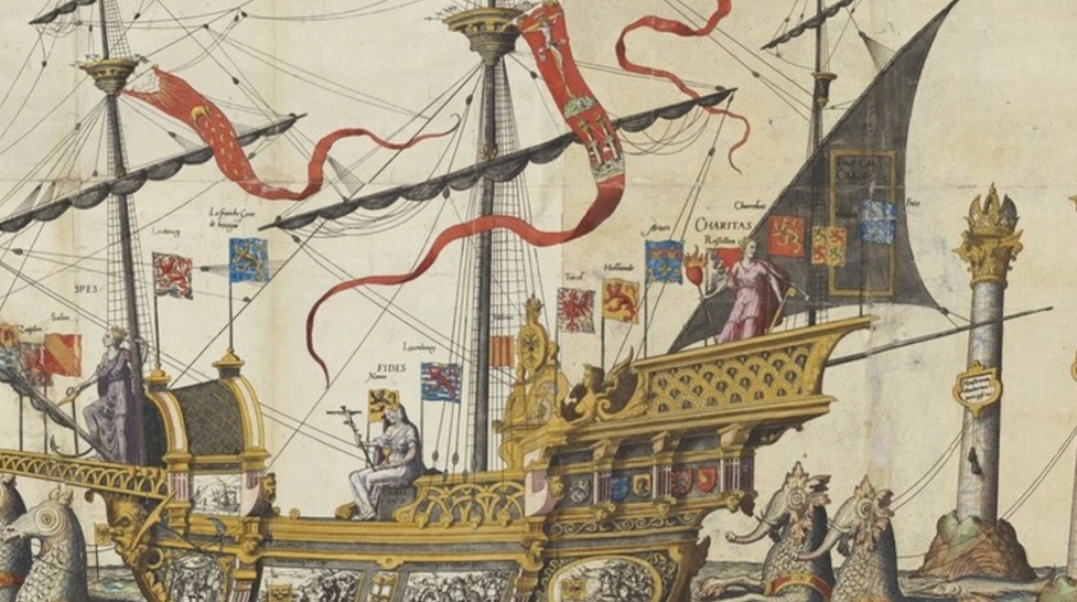 Погребальное шествие в Брюсселе по случаю кончины императора Карла V, 1559